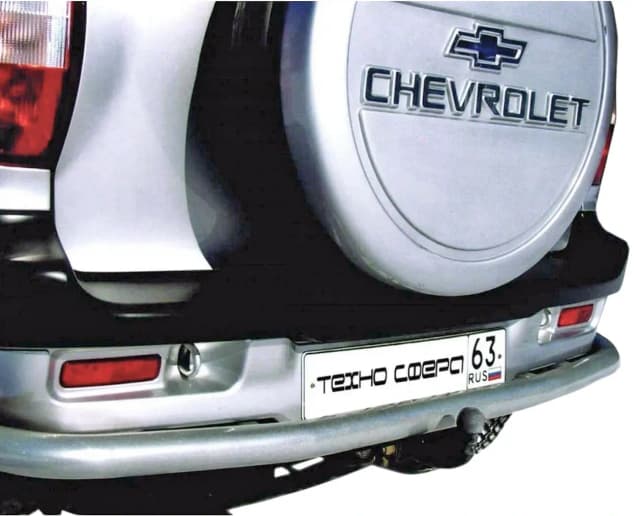 Защита заднего бампера